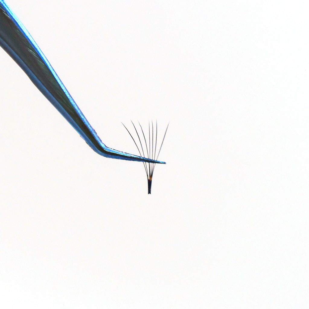 7D, .07, Handmade Loose Thin-Based Premade Fans (500 Single Length)