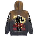 Abandon Full Zip Up Hoodie Black